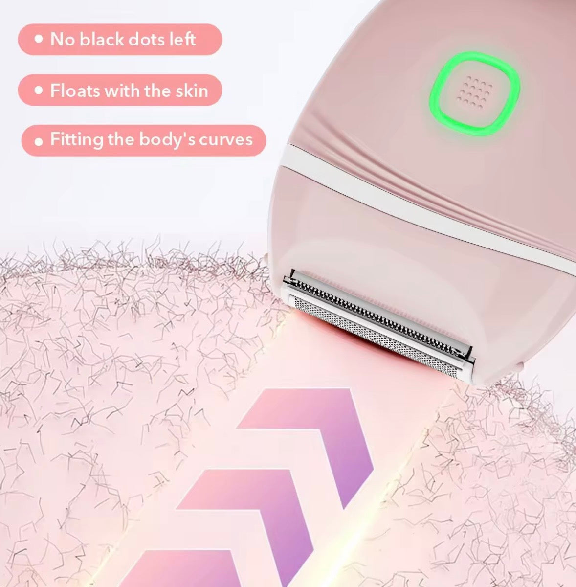 Depiladora Eléctrica 3 en 1 Sin Dolor y Recargable – Cabezal Flotante y Resistencia al Agua IPX5 para un Afeitado Suave del Cuerpo y la Cara