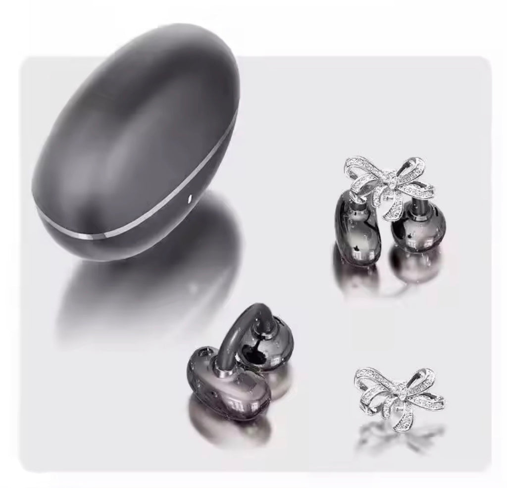 Auriculares Bluetooth 6.0 Open Ear Clip – Sonido envolvente Hi-Fi, 38 horas de autonomía, diseño ergonómico e inteligente con asistente de IA