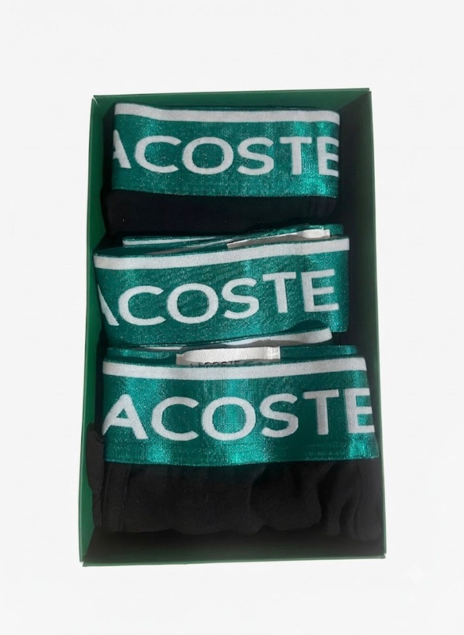 Boxers Homme Lacoste - Lot de 3, Confort et Style Moderne (Taille M)