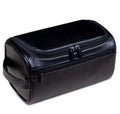 Trousse de Toilette & Maquillage Vintage en Cuir PU – Grand Format Imperméable, Suspendue avec Crochet, Unisexe