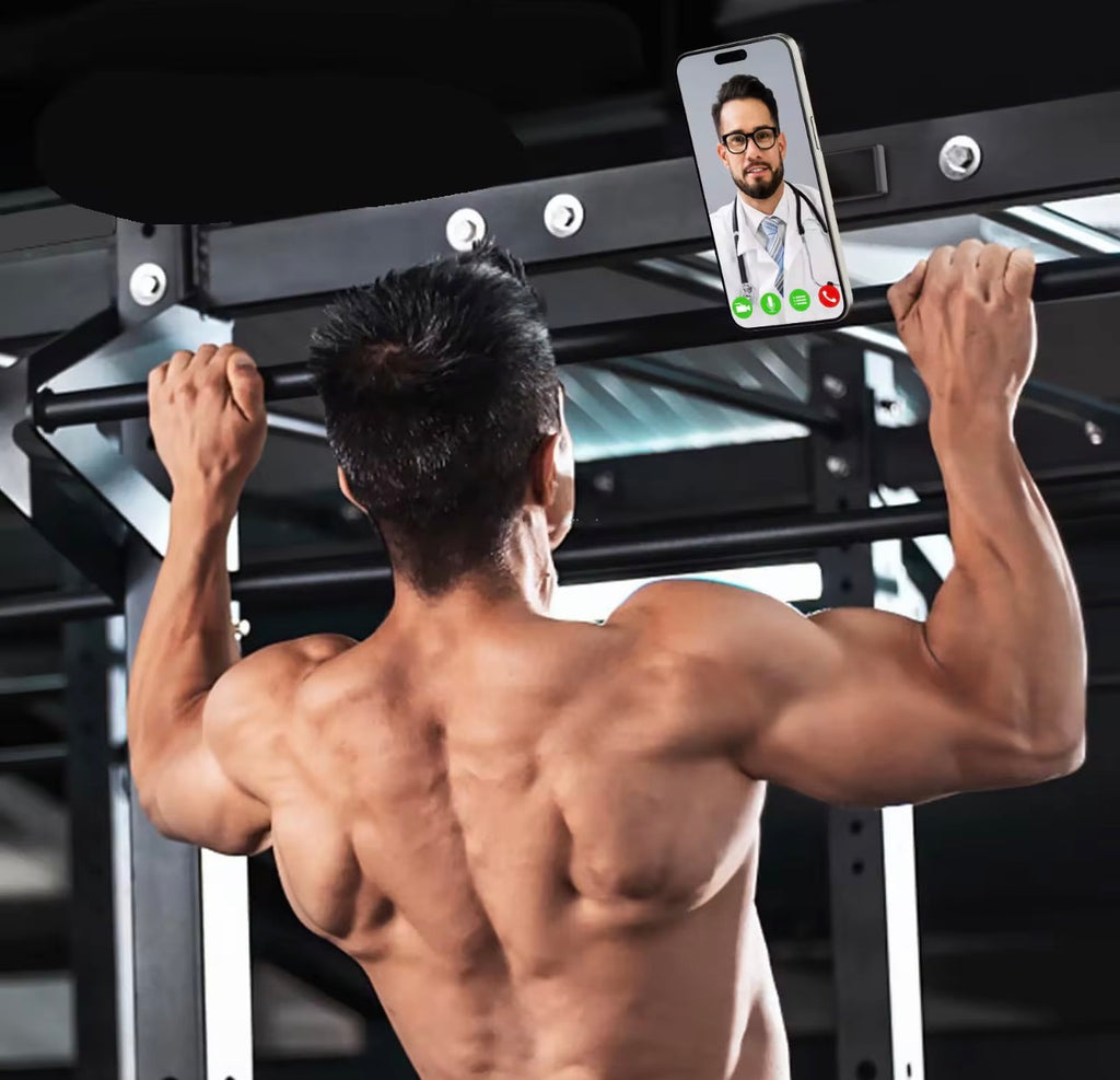 Soporte magnético universal para teléfono para gimnasio y actividades (N52, rotación 360°)