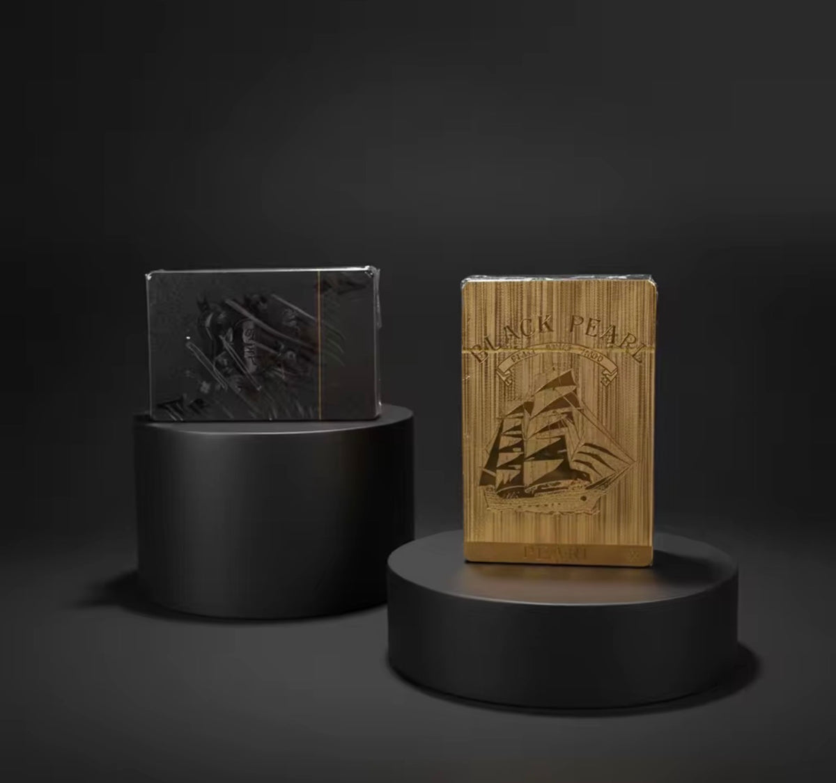 Juego de Cartas «Black Pearl»: El Juego de Póker de Lujo de Plástico Flexible