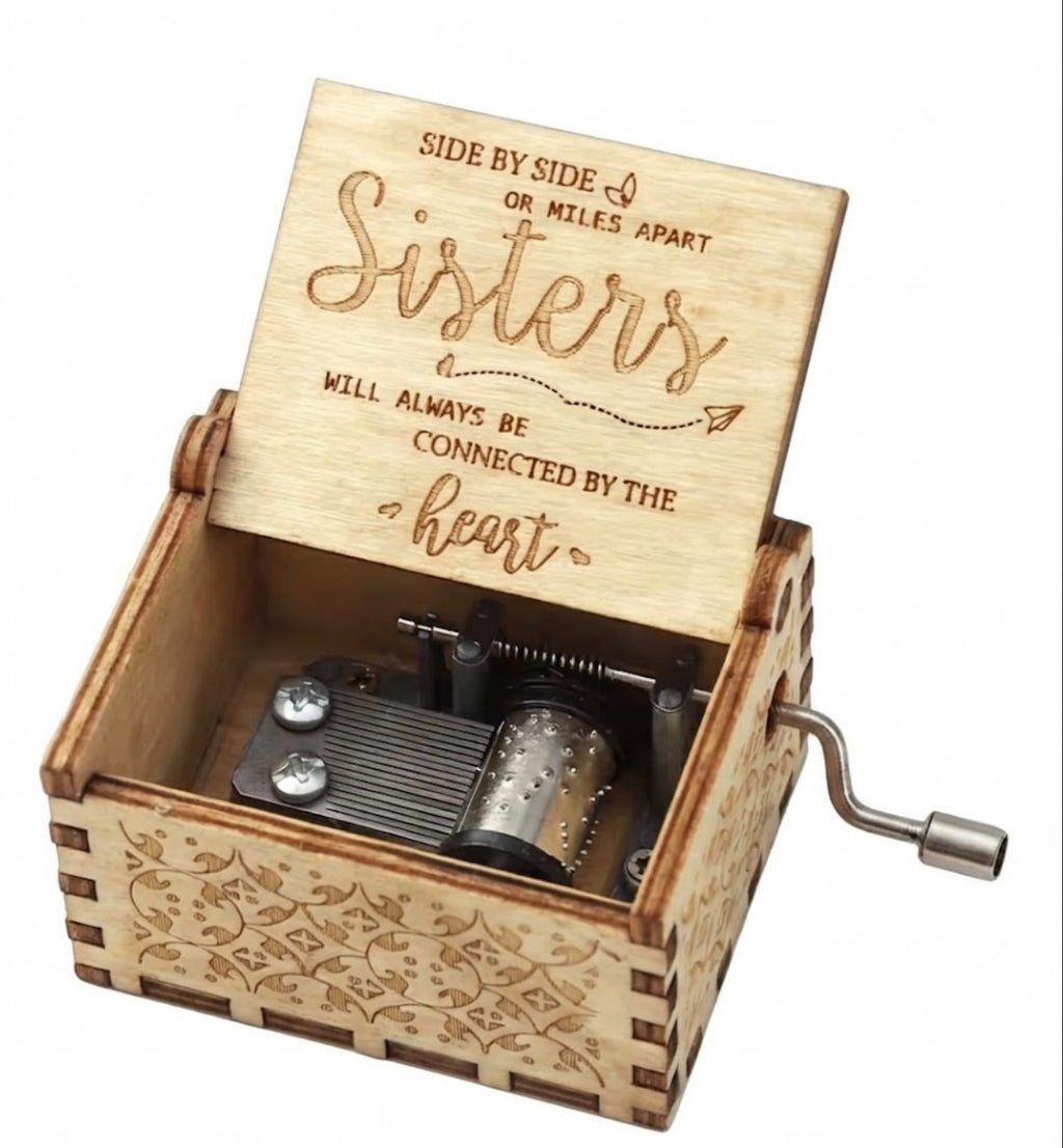 Boîte à Musique en Bois Gravée – Le Cadeau Sentimentale & Intemporel pour vos Proches