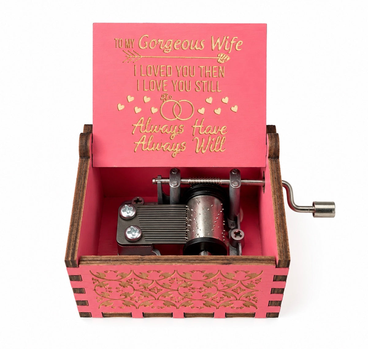 Boîte à Musique en Bois Gravée – Le Cadeau Sentimentale & Intemporel pour vos Proches