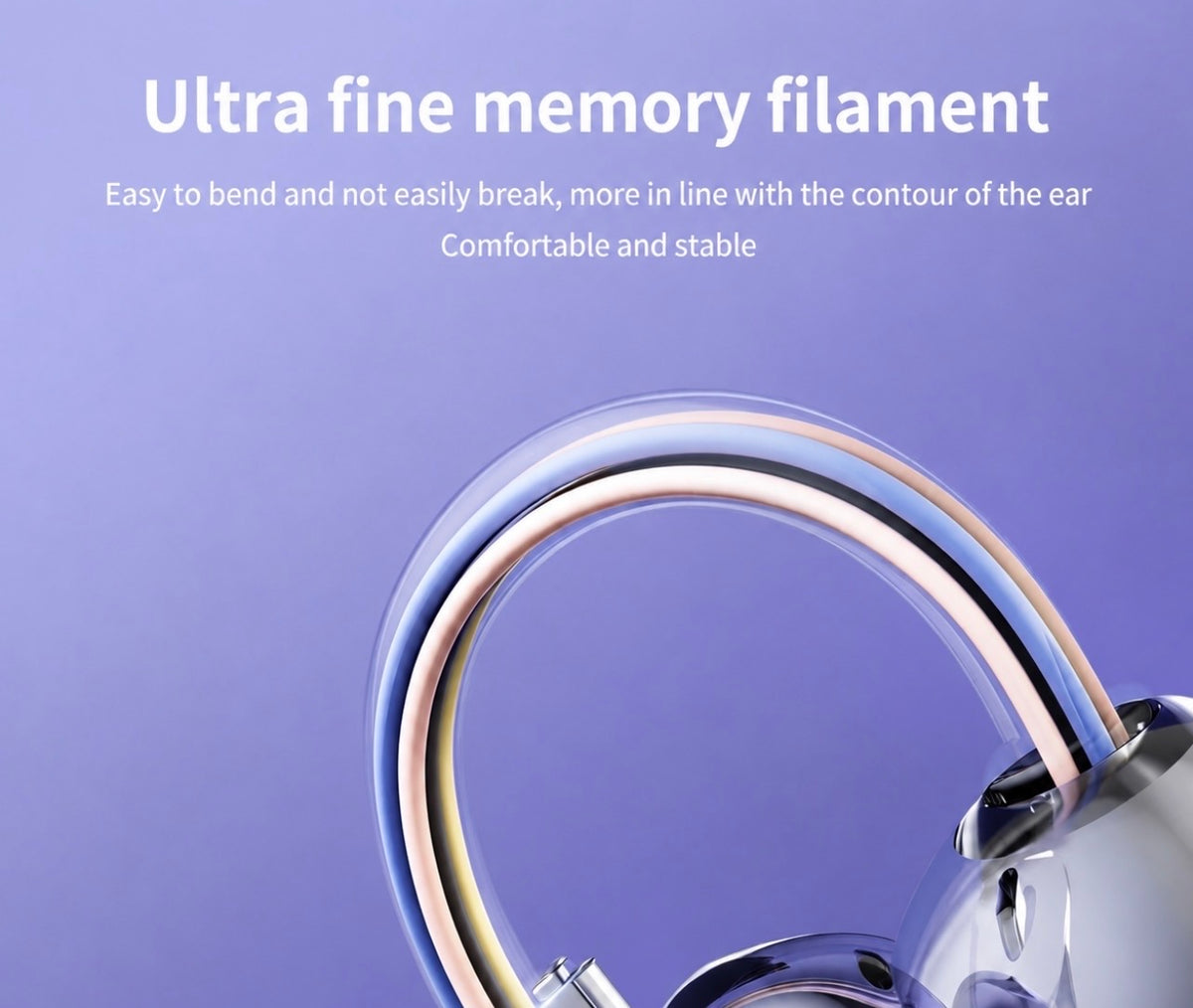 Auriculares Bluetooth 6.0 Open Ear Clip – Sonido envolvente Hi-Fi, 38 horas de autonomía, diseño ergonómico e inteligente con asistente de IA