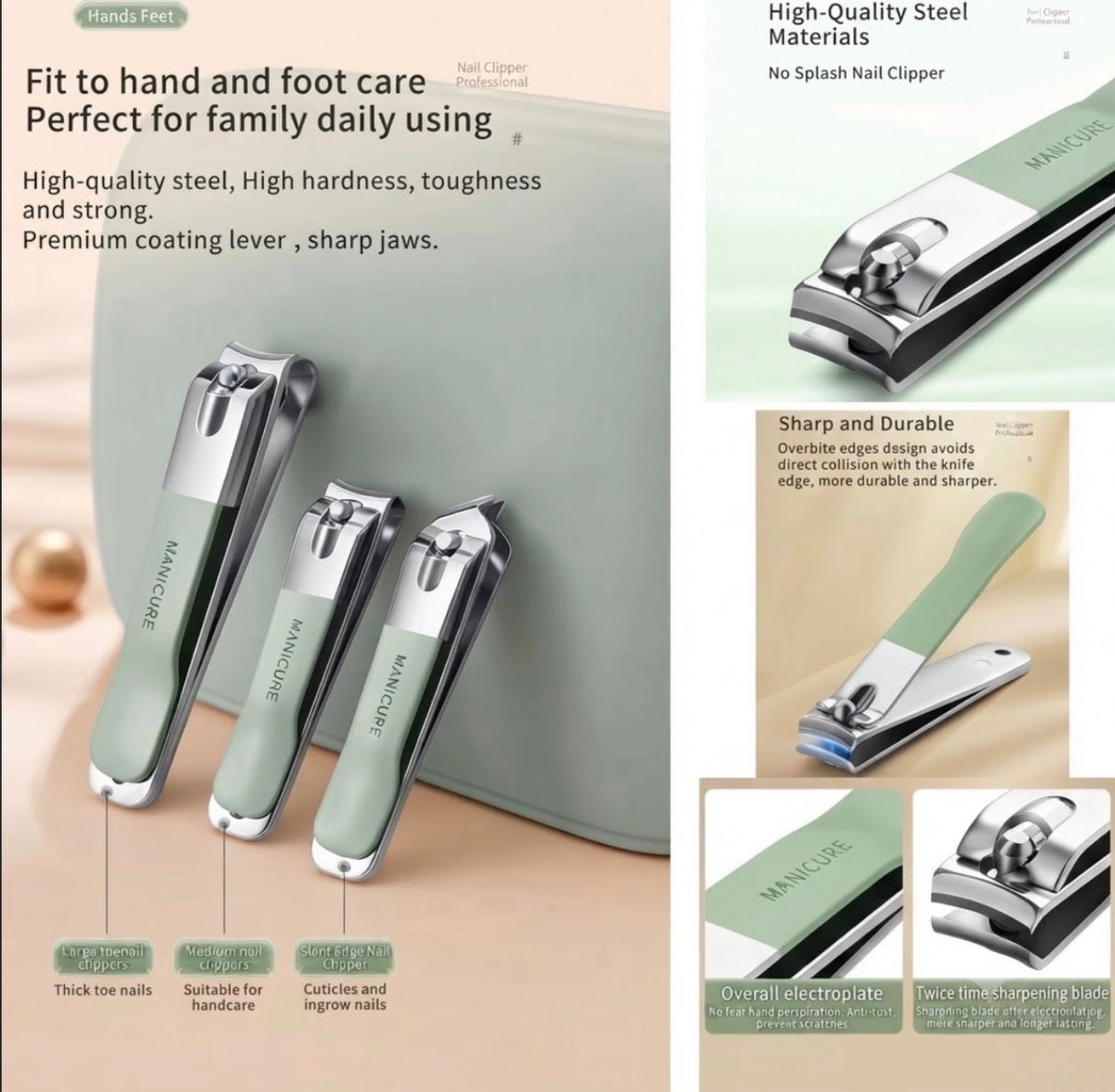 Kit de Manucure et Pédicure Professionnel 18 en 1 — Trousse de Soin Complète en Acier Inoxydable avec Étui Rigide