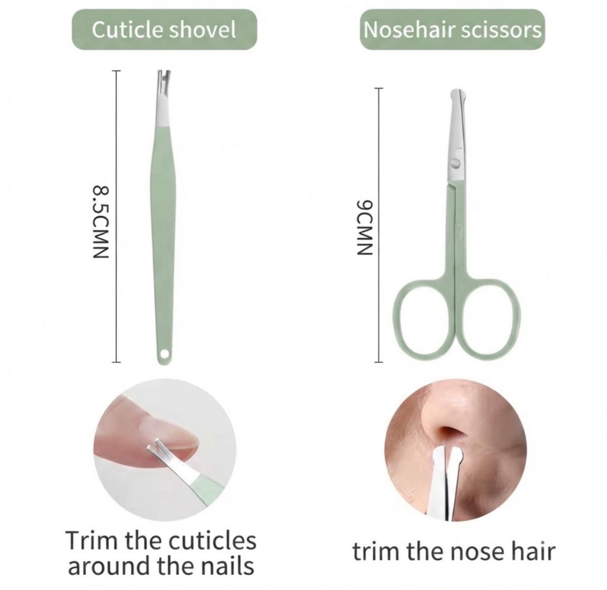 Kit de Manucure et Pédicure Professionnel 18 en 1 — Trousse de Soin Complète en Acier Inoxydable avec Étui Rigide