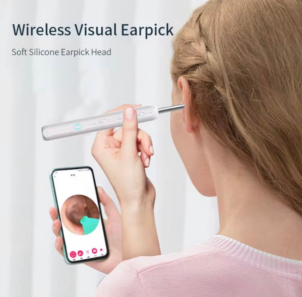 Smart Ear Cleaning Kit with Integrated Otoscope Camera