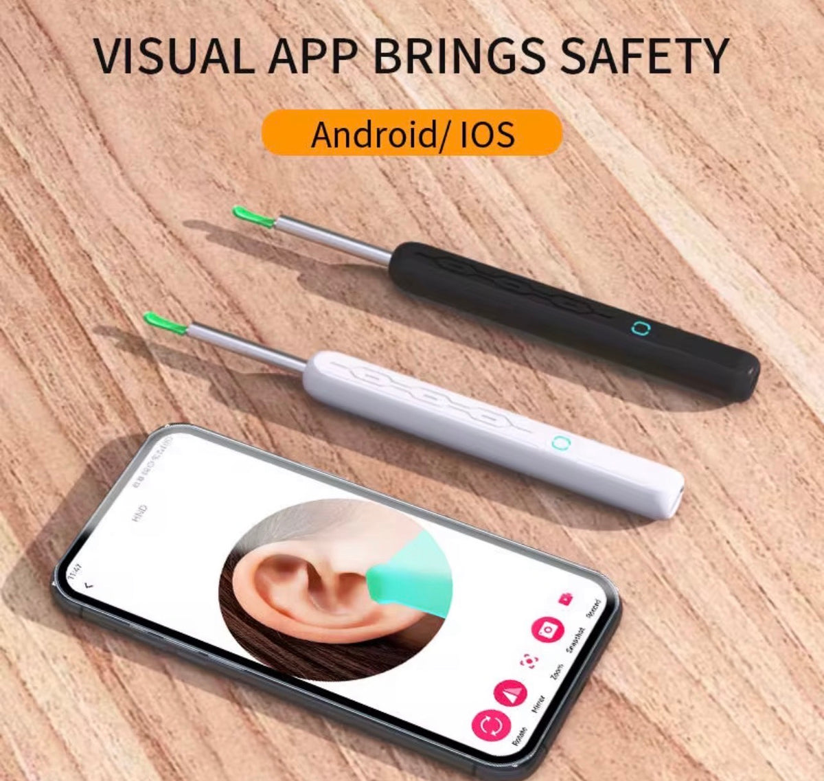 Smart Ear Cleaning Kit with Integrated Otoscope Camera