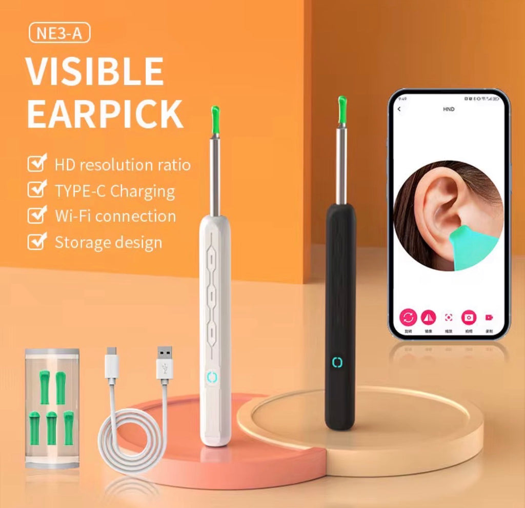 Smart Ear Cleaning Kit with Integrated Otoscope Camera
