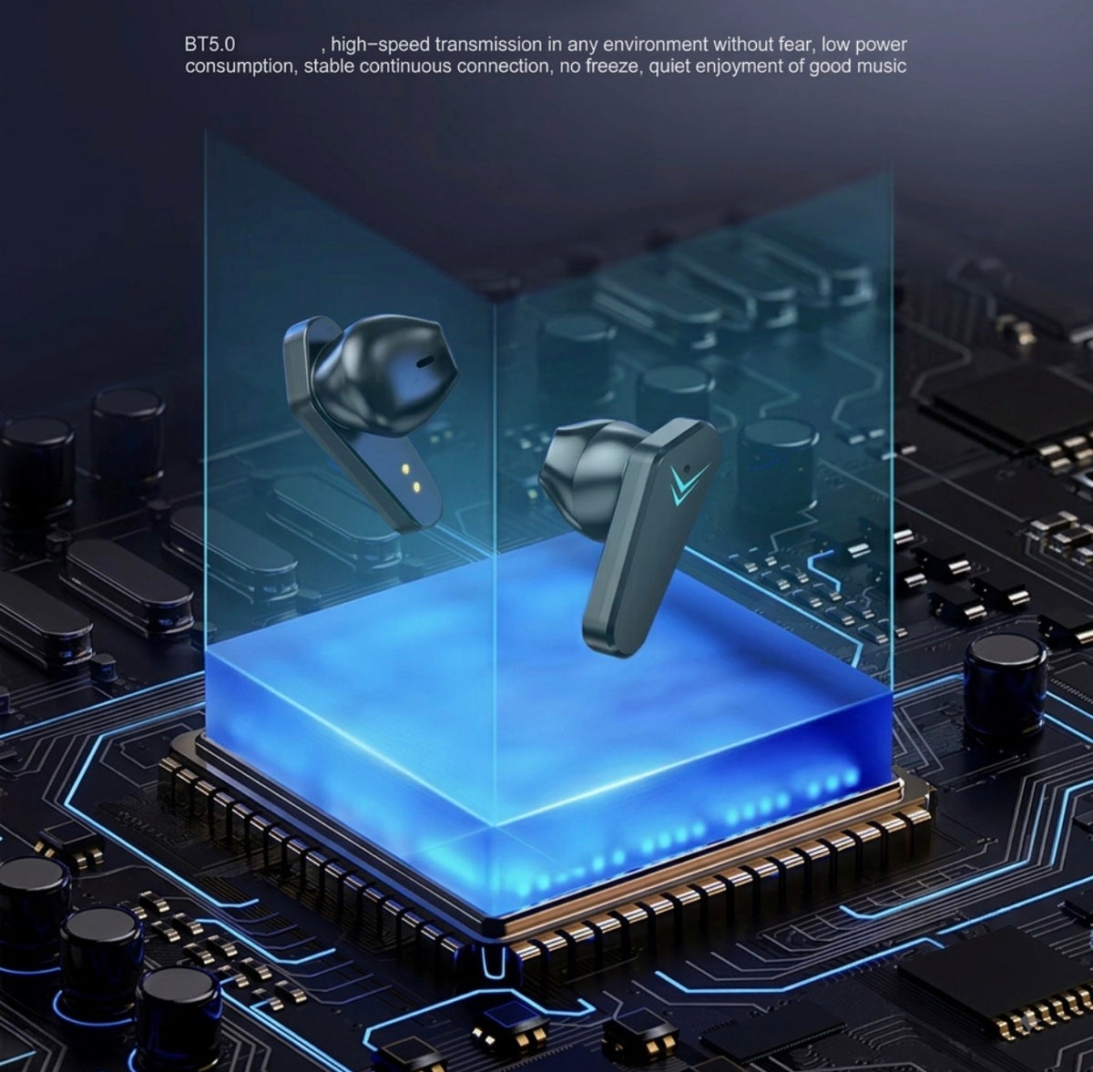 Écouteurs Sans Fil TWS X15 - Bluetooth, Mode Gaming Faible Latence & Boîtier à Affichage LED
