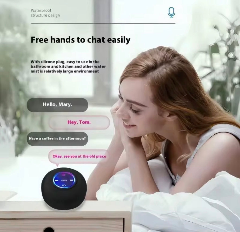 Haut-parleur Bluetooth Portable Étanche IPX4 YISIWEI YX025 - 5W, Micro Intégré, Lumières RVB & Support Carte Mémoire