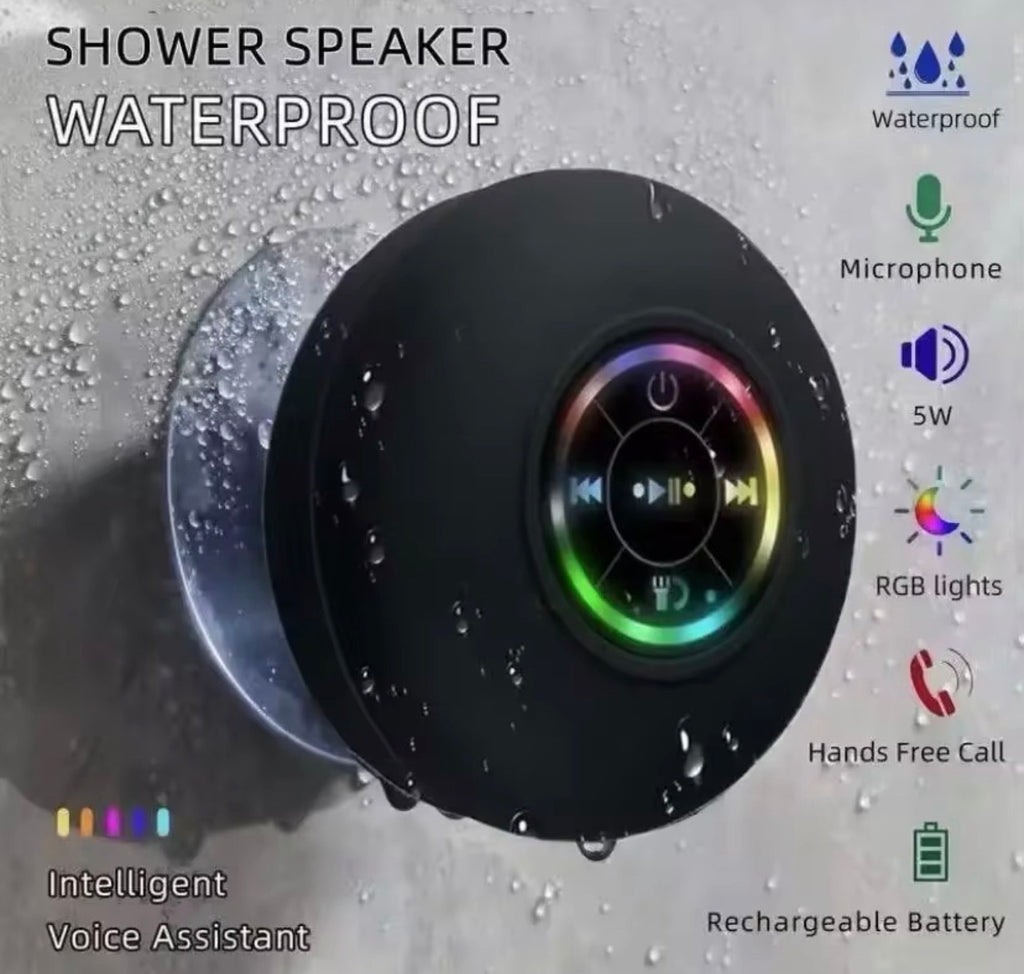 Haut-parleur Bluetooth Portable Étanche IPX4 YISIWEI YX025 - 5W, Micro Intégré, Lumières RVB & Support Carte Mémoire