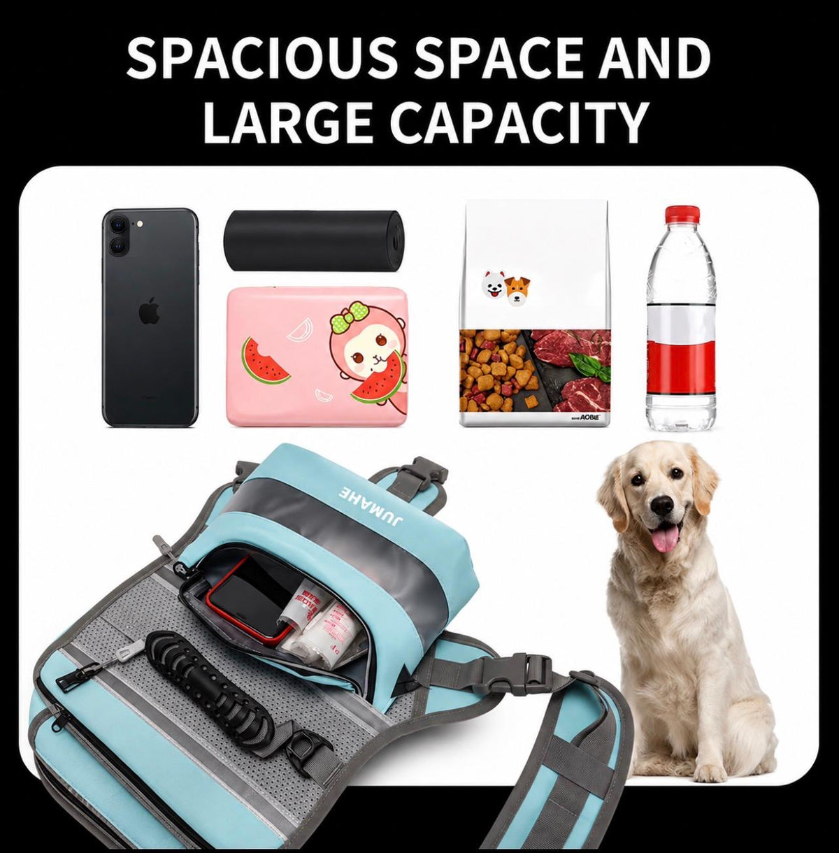 Nylon Dog Backpack Harness – Comfort, Safety, and Practicality