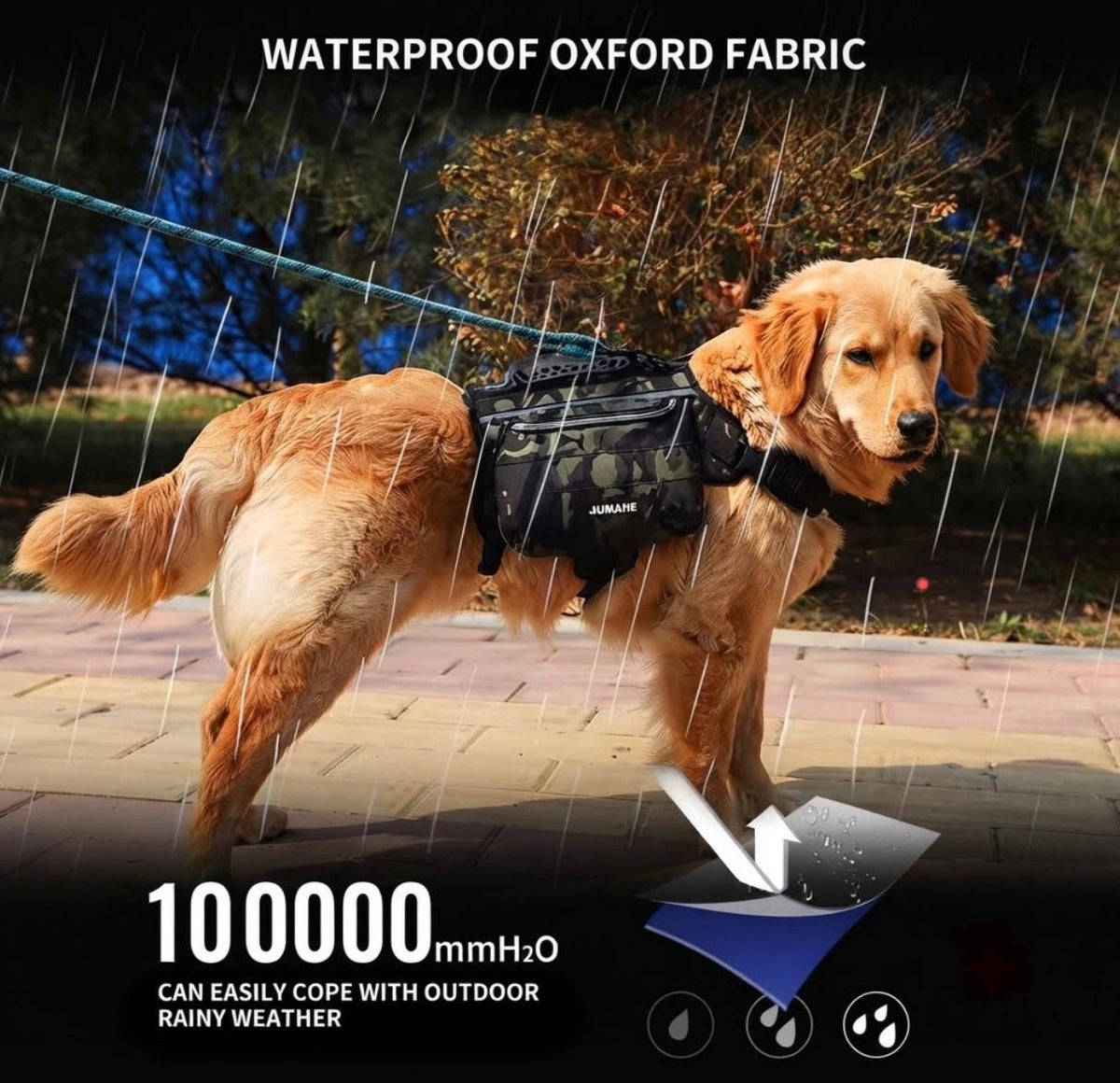 Nylon Dog Backpack Harness – Comfort, Safety, and Practicality