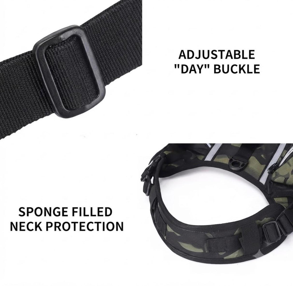 Nylon Dog Backpack Harness – Comfort, Safety, and Practicality