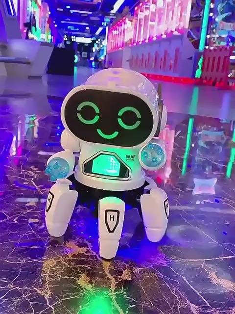 Robot  Danseur Interactif pour Enfant- Jouet Intelligent Lumineux & Musical