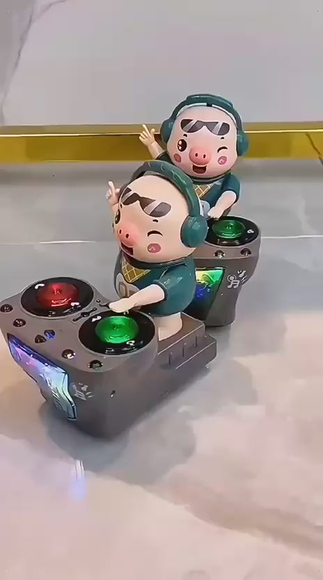 Cerdito DJ Musical Interactivo con Luces