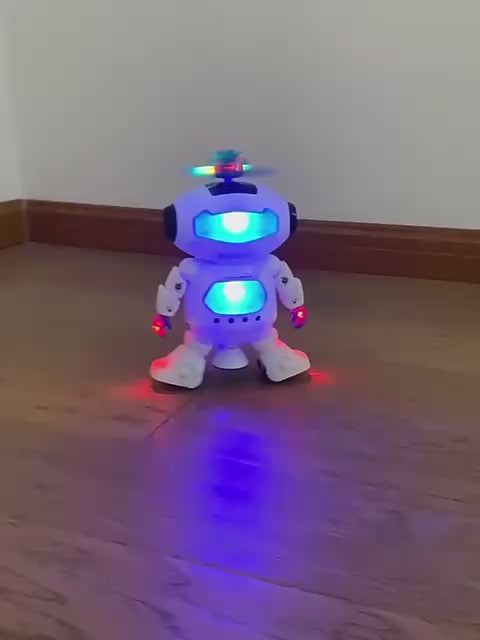 Light-Up Dancing Robot with LED Propeller